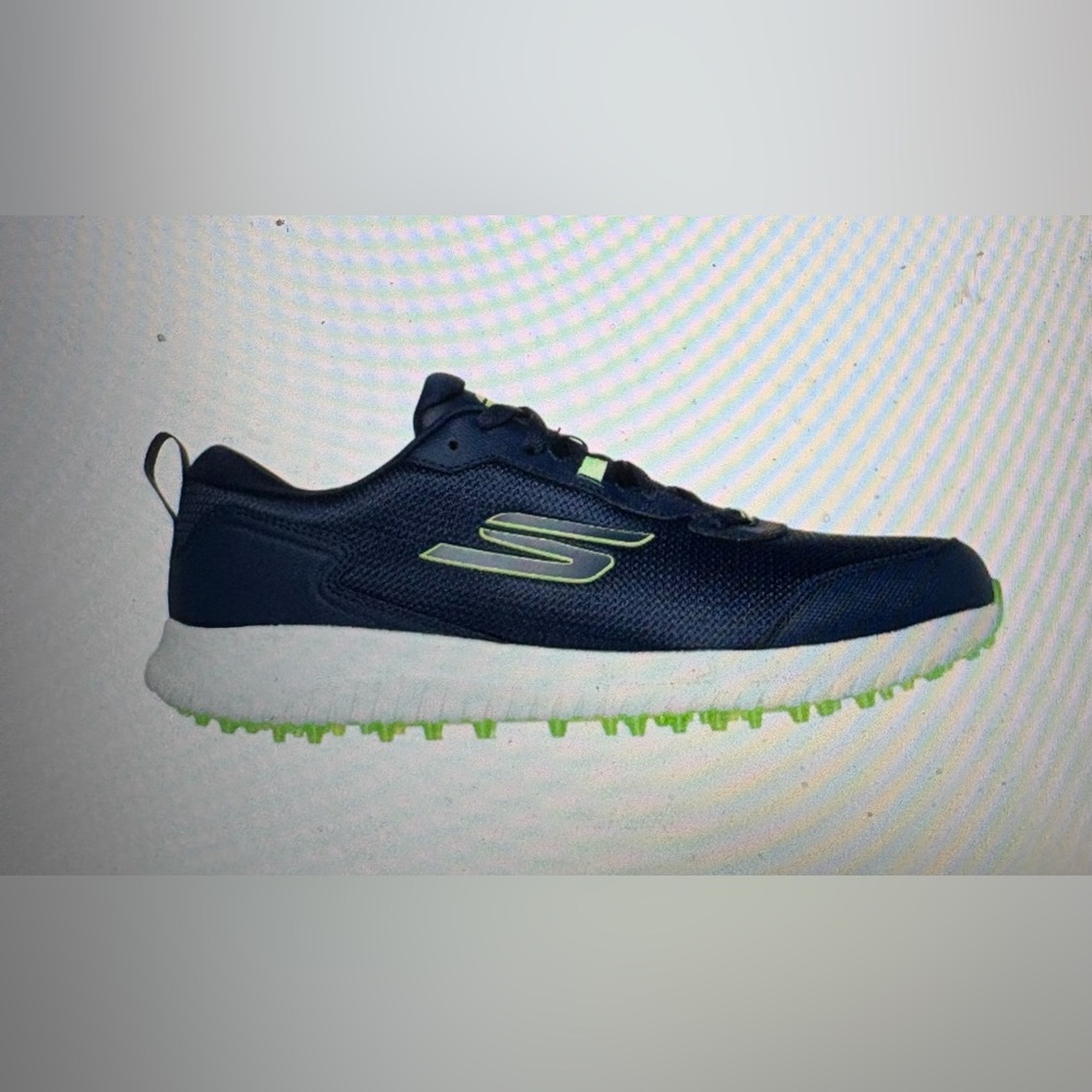 Skechers Go Max Fairway 4 Men's Golf Shoes 214081 Navy/Lime; Sz: 9. Like New - Picture 2 of 10